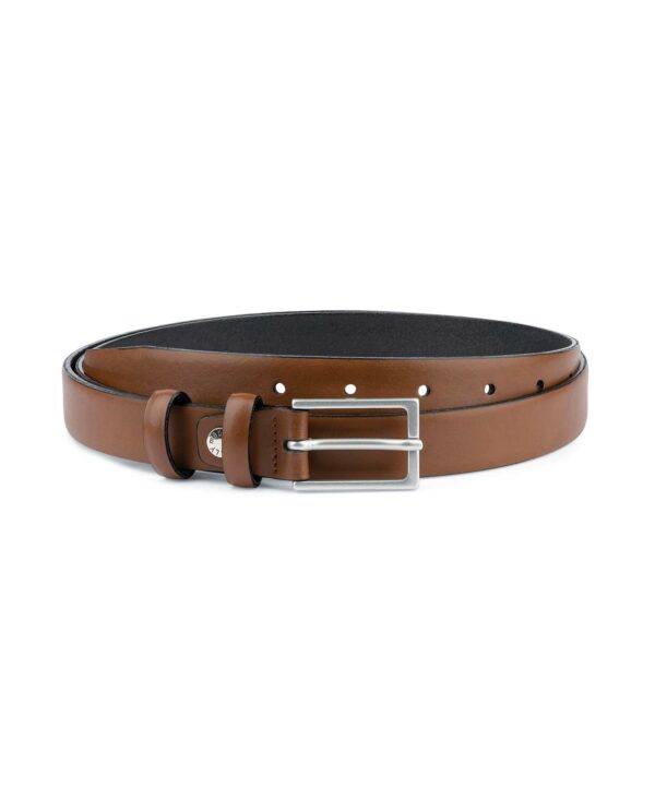 Piccoder Men_s Leather Belts Brown